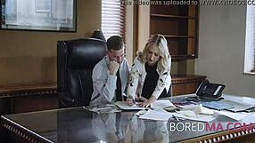 bored milf freeused roughly by group fucking in office