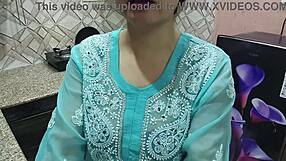 Desi indian big boobs stepmom seduces stepson in kitchen teaching hardcore fuck hindi