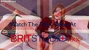 posh 18yo redhead student in lingerie commands your wank and explosive cum