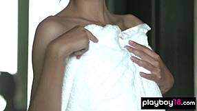 i watch petite ukrainian lilit ariel naked shower relax in hammock