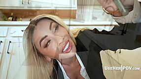 sly stepmom sneaks in sucking my cock mid-chat 😏 danae mari blows juan loco pov