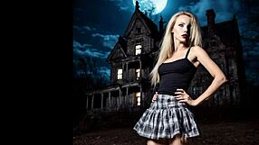Italian horror house massacre explodes into Sandys erotic cosplay porn parody PMV beats.