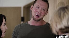 Dee Williams And Whitney Wright Fuck Husband's Cock Then Get Caught!