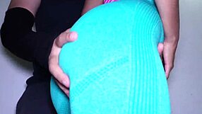 best anal in leggings ends with hot creampie! 🔥🍑