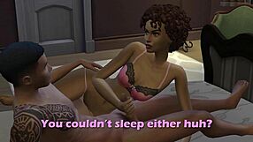 cheating wife sneaks a fuck right next to her clueless husband