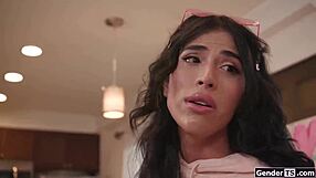 hey busty shemale avery why practice anal so deep on tgirl roommate?