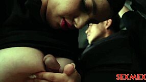 Sexmex Horny Cops Layla's Big Tits Bounce During Wild Blowjob Action