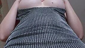 Accidental upskirt catches blonde's shaved pussy and wet masturbation voyeur style