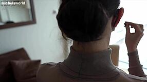 Hey wife flashing braless tits downblouse outside 😏