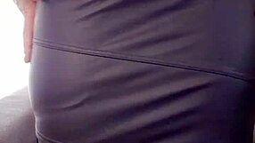 hey you like my huge fat ass stuffed in this tight leather skirt pov mature milf tease
