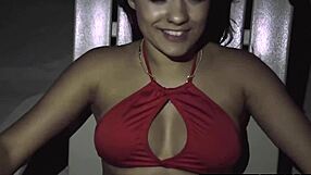 on vacation, stepsis sneaks in for taboo blowjob and raw teen fuck in pov