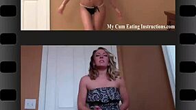 the hot girl next door catches you spying and gives jerk off humiliation instructions