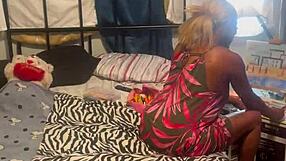 littyman and starburst argue mid scene real couple massage bloopers