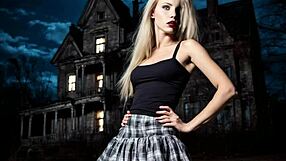 Italian horror house massacre explodes into Sandys erotic cosplay porn parody PMV beats.