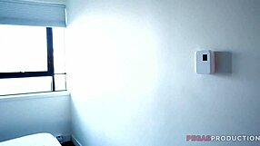 victoria cherry chokes on cock then rides deep on couch tight pussy gripping