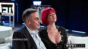 fiery redhead samantha sinz craves bbc as hotwife unleashing wild wife desires