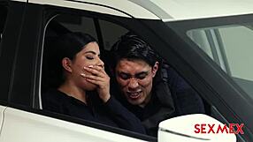 Sexmex Horny Cops Layla's Big Tits Bounce During Wild Blowjob Action
