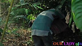 african farmers' hardcore love on farmland throbs with wet ebony passion and squirting