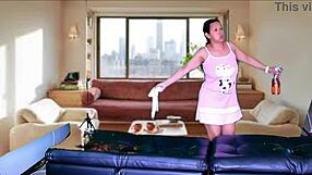 I Feel So Horny Watching The Cleaning Lady's Big Pussy Get Fucked Hard