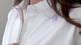 Tantalizing Theodora Day discounts shaved pussy for huge cumshot