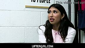 Liftergirl Penelope Woods Cavity Searched and Ass Fucked by Officer