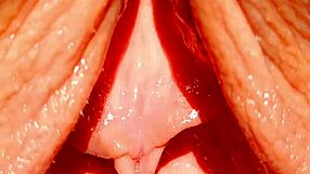 Mature Wife Flashes Huge Wet Shaved Pussy Lips Spreading Wide