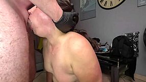 Gagging Whore Teases Hardcore Face Fucking Part 1