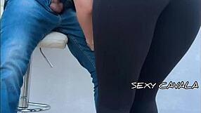 she hired me just to suck dick but craved my brazilian ass pounding gym style