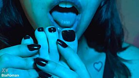 uhh my cute redhead feet in lingerie... lick 'em while i gag on your cock??