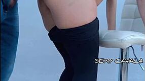 she hired me just to suck dick but craved my brazilian ass pounding gym style