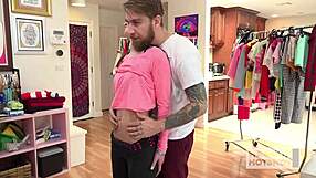 BTS Avery Moon Begs Bryan Gozzling To Fuck Her Wet Skinny Pussy Hard!
