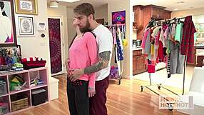 BTS Avery Moon Begs Bryan Gozzling To Fuck Her Wet Skinny Pussy Hard!