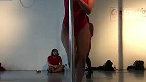 Patient's ripped clothes striptease dance tempts doctor Diosa Argenta pole