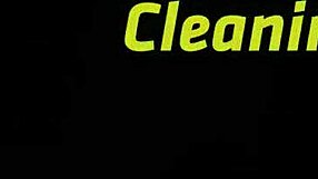 Blonde lesbian maid drinks hot piss straight