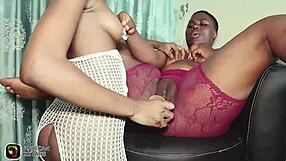 Two Lesbian Roommates Drill Each Other with 12-Inch Dildo!