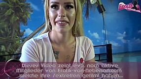 i'm paying this german hooker for a sloppy handjob and blowjob