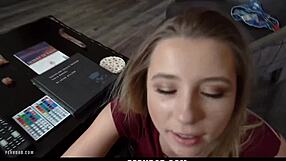 ugh annoying stepdad finally bangs stepdaughter's tight ass doggystyle pov pervdad