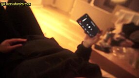 stepsister lays on lap sucking dick during netflix