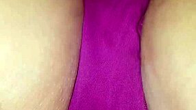 Lips parting to reveal hidden moist secrets