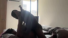 fucked hard missionary by boyfriend ends with massive cumshot