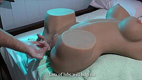 moaning while clothed fucking huge realistic sex doll's curvy ass pov 😈🍆