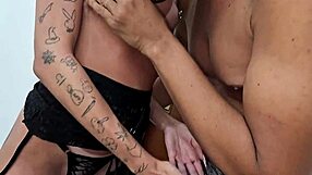 skinny brazilian teen's tight hairy pussy takes older guy's monster cock cumshot