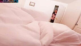 stepmom catches you masturbating early morning then rides in taboo pov creampie