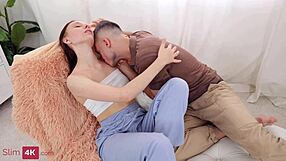 hey cruella's skinny teen body takes brutal anal cowgirl and doggy cumshot