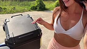 girl next door huge juicy latina ass bent over begs for rough creampie pounding