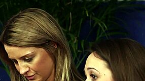 Classy British dominas humiliate with group CFNM cock sucking handjob session!