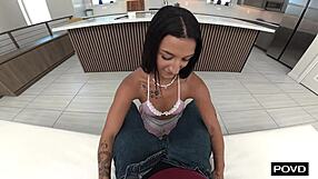 french maid i use my mouth then tight cunt on your big cock