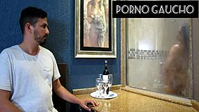 oh man i love watching her flaunt those big tits in the sauna voyeur style