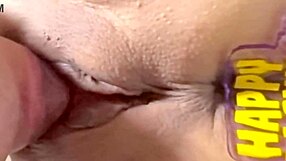 What if your first time was creampie sex with a shaved virgin wife on Halloween? Lick her wet pussy first.