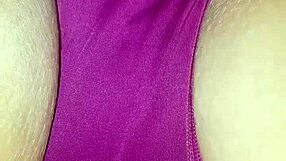 Lips parting to reveal hidden moist secrets